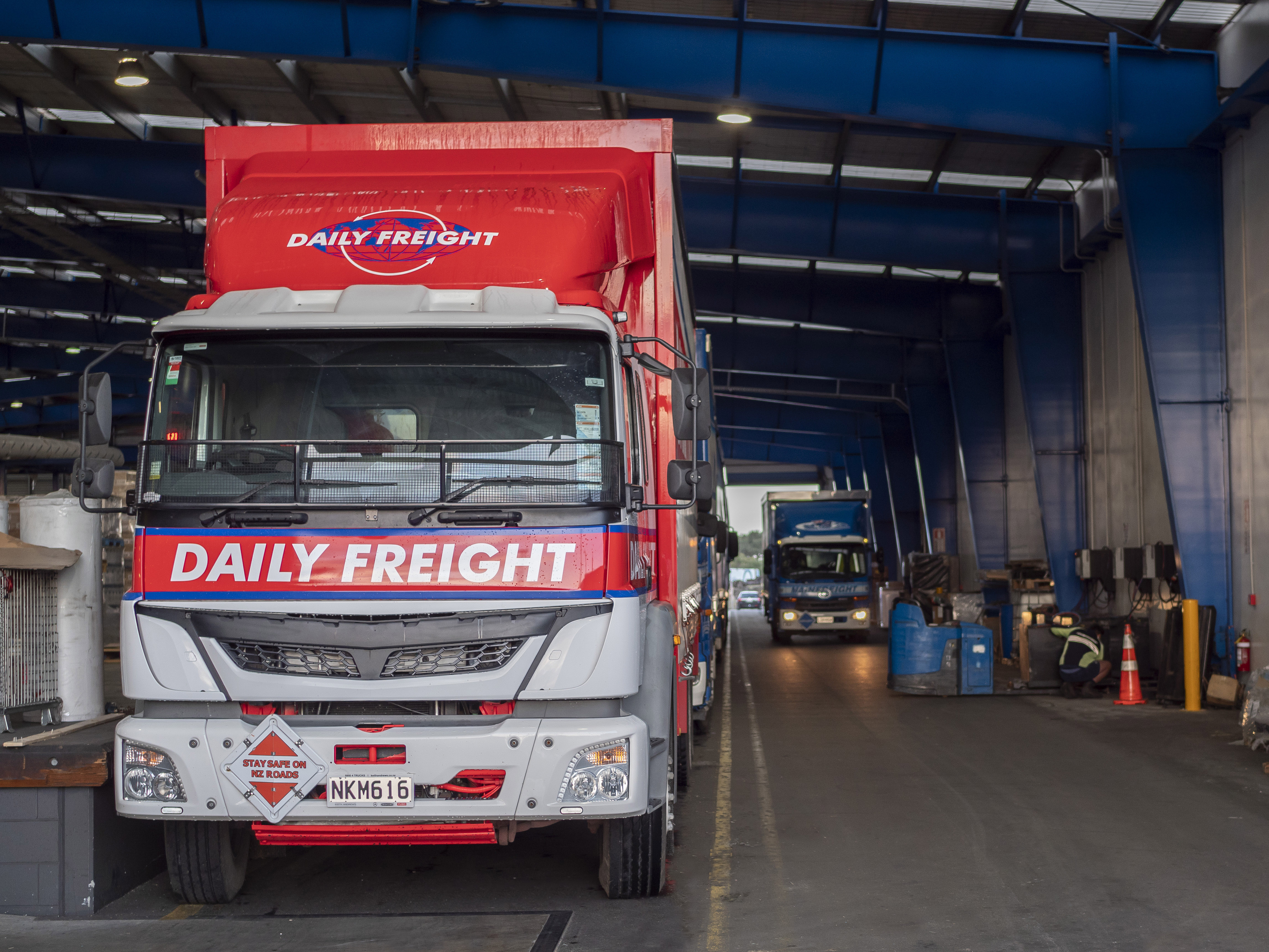 Johaly Partnership’s medium-duty Enduro curtainsider waits at the depot