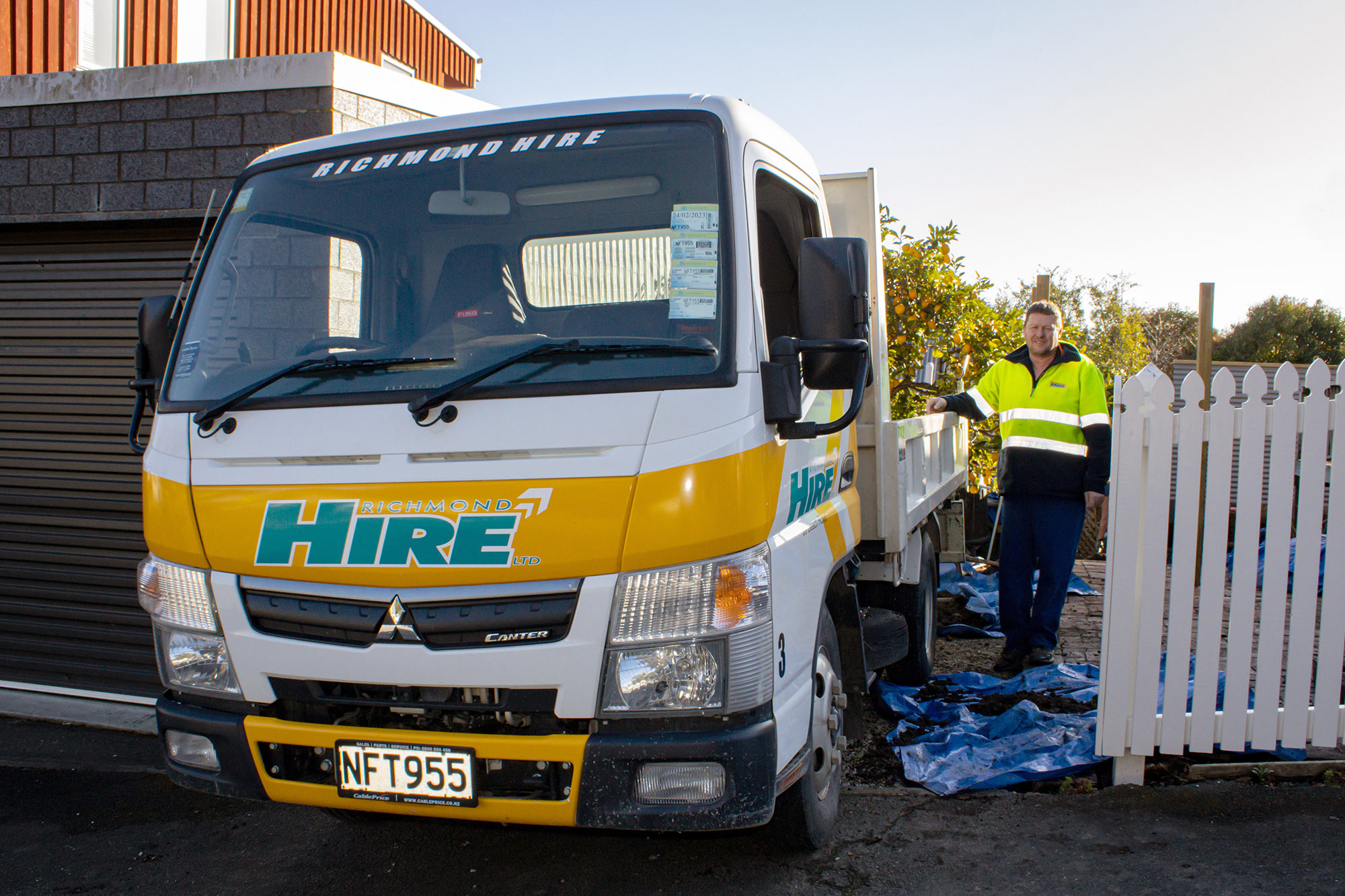 The light-duty FUSO Canter is perfect for around-town driving 
