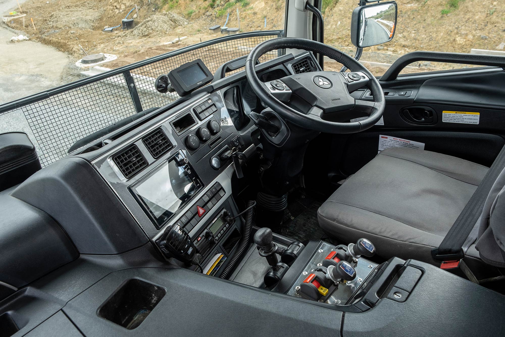 The cab of the heavy-duty 510hp Shogun 