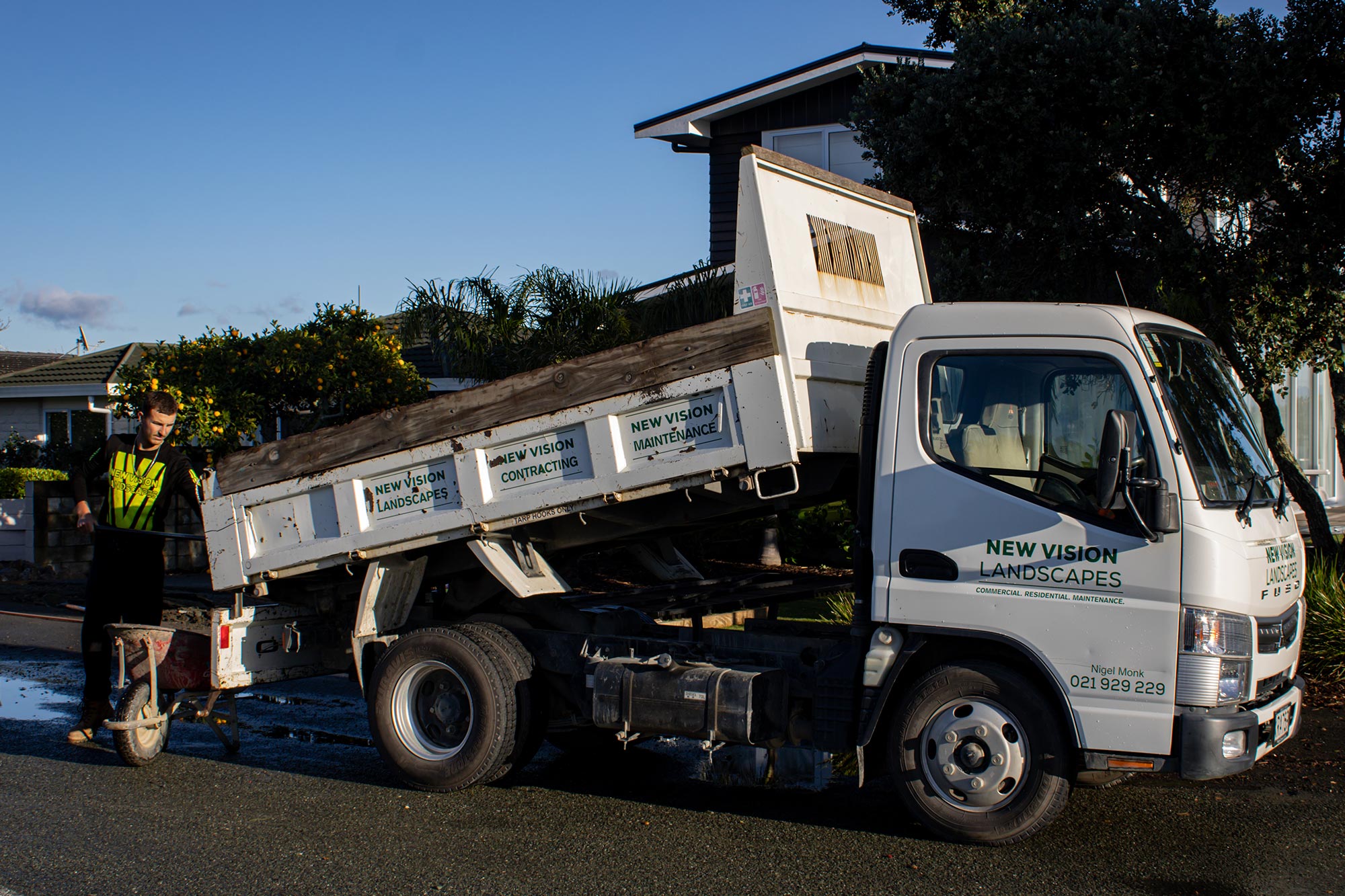 The FUSO Canter is perfect for landscaping 