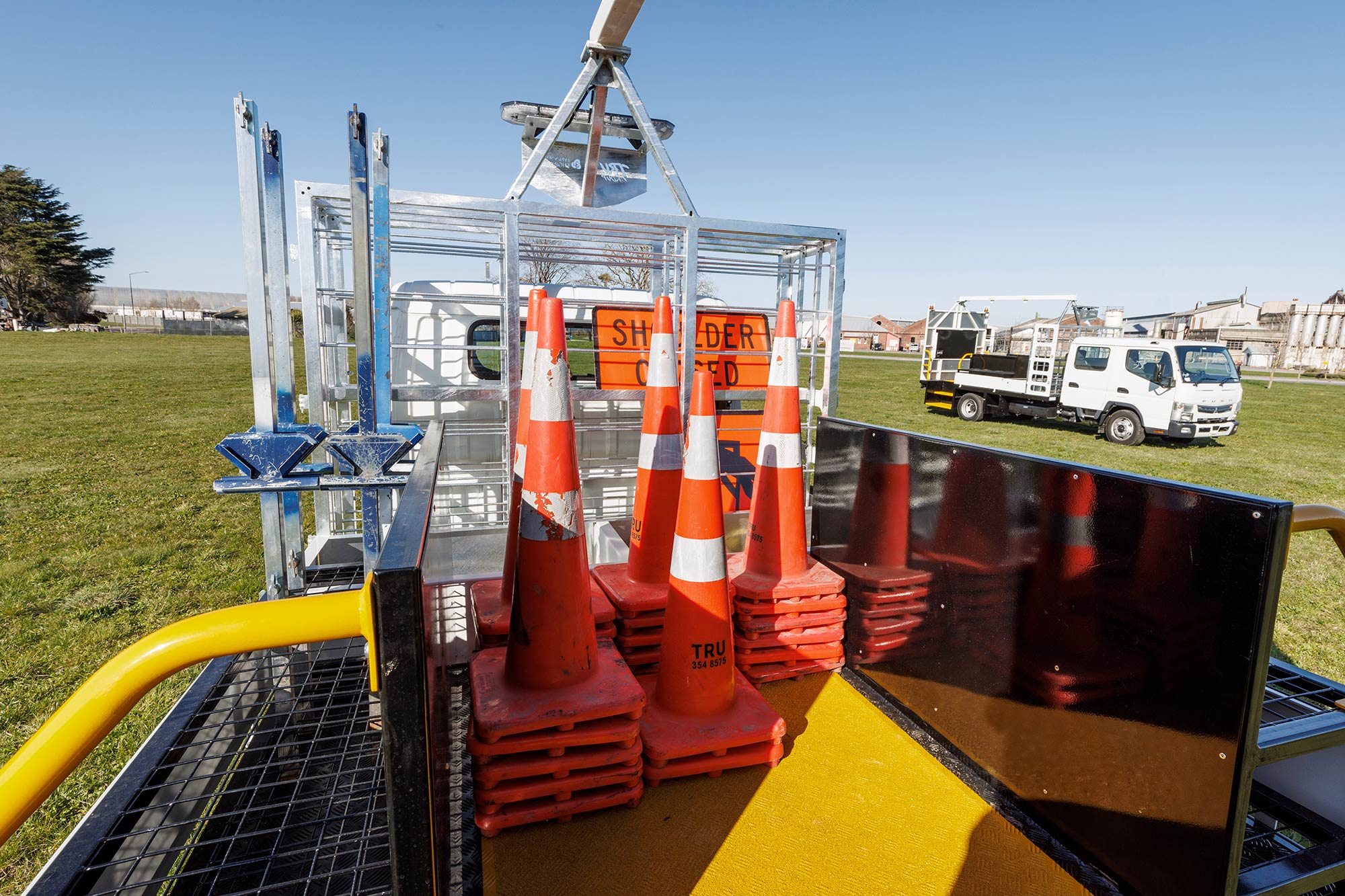 The FUSO Canter is the perfect light-duty truck for traffic management 