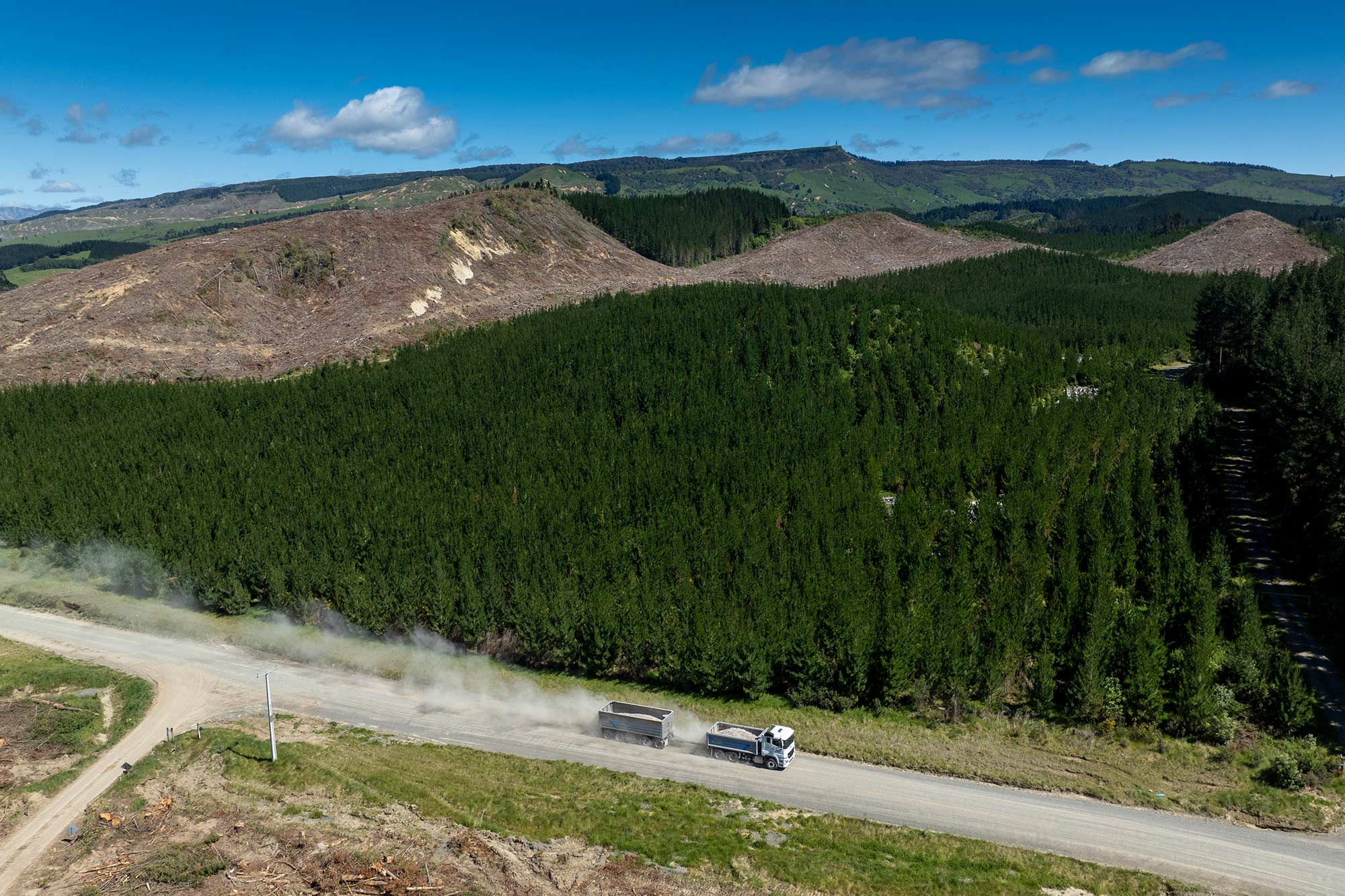 Drone image of Shogun 510 Track