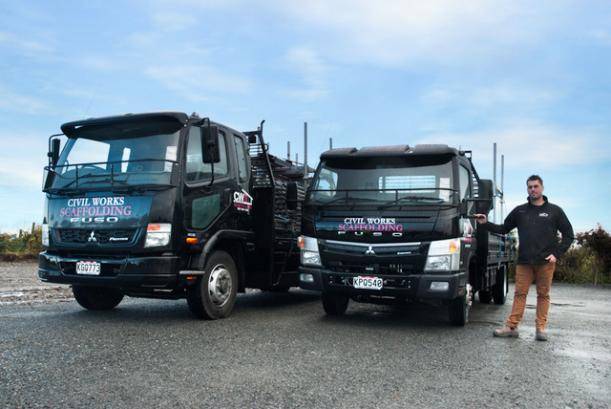 Civil Works Scaffolding and Fuso New Zealand