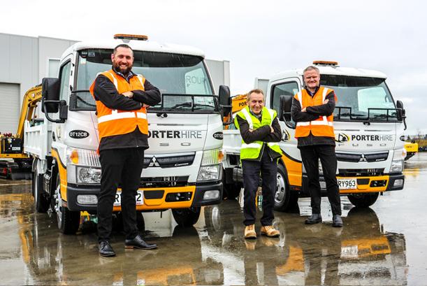 Porter Group 6T Canter Tipper light duty trucks.