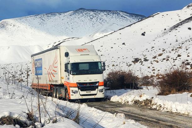 Conroy Removals heavy-duty Shogun FV2446 in the South Island 