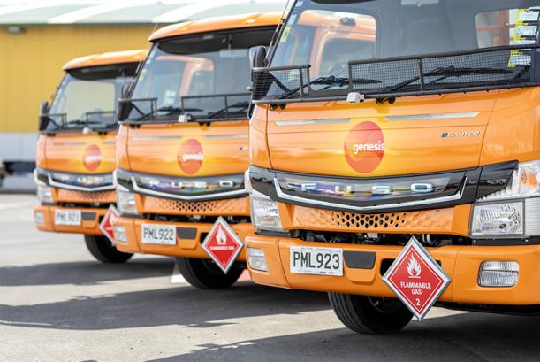 Genesis Energy owns three FUSO eCanter light-duty trucks 
